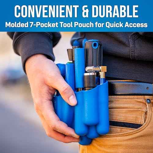 Jonard Tools H-85 Molded 8 Pocket Tool Pouch for COAX Tools