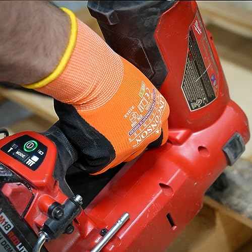 linconson 12 Pack Safety Performance Series Construction Mechanics Work Gloves