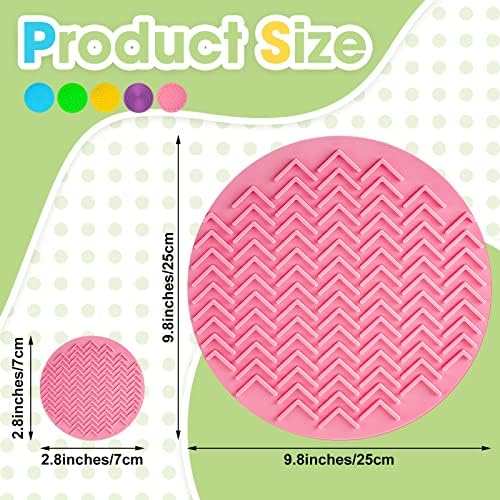 Lenwen 10 Pcs Sensory Discs Mat Sensory Stepping Circles Pads Textured Tactile Toys Stimulation for Calming Play and Early Learning Kids Matching Game Disorder Autistic Children ADHD(Candy Color)