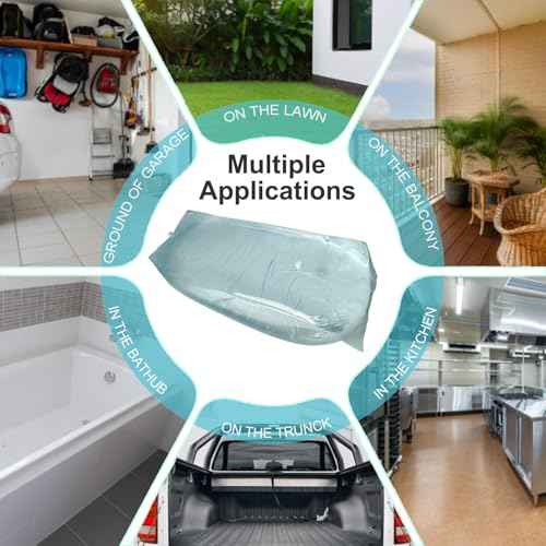 100 Gallons Quick Fill Water Storage Bladder Food-Grade Water Container for Bathtub Storage, Camping, Hurricane & Disaster Preparedness, Portable Home Survival Essentials