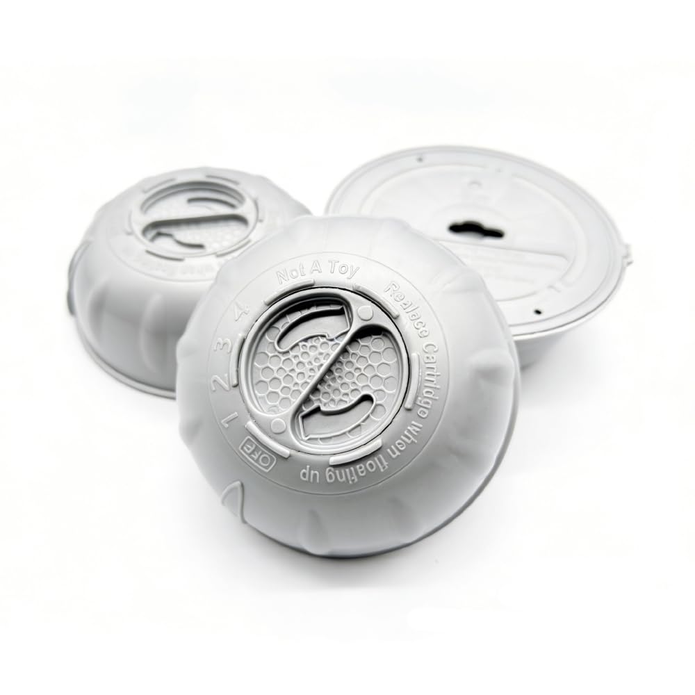 Hot Tub Cartridges Replacement for Frog Ease Floating System，Compatible with Frog Ease Floating System，Continuously Releasing Chlorine for 3-4 Weeks，Smart Self-Regulating Water Treatment-3Pack