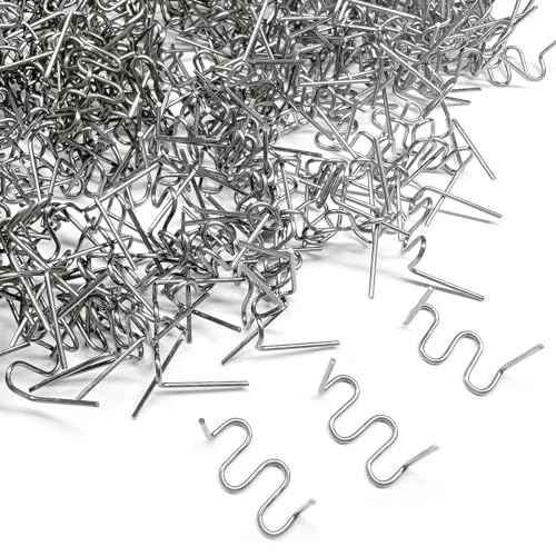 1000pcs 0.8mm Wave Hot Staples Welding Rods Supplies for Plastic Welder Gun to Fix Repair Car Bumpers, Plastic Cracks