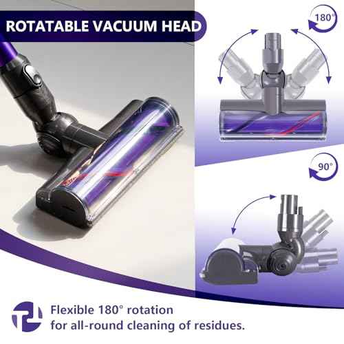Replacement Head Compatible with Dy son V6 DC58 DC59 DC62 DC72 DC74 Vacuums Head SV04 SV06 SV09 Replacement Part for Hardwood Floor