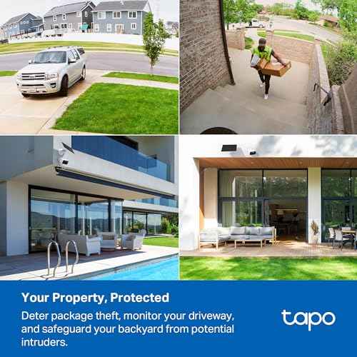 Tapo TP-Link C400 KIT Outdoor Battery Camera w/Solar Panel Base, Wireless, 1080P, Free Person/Vehicle Detection, SD/Cloud Storage, Color Night Vision, No Hub Needed, Works w/Alexa