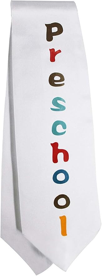 GraduationMall Kindergarten Preschool Graduation Sash, Printed Graduation Stole for Boys & Girls, Class of 2026 Ceremony Gift