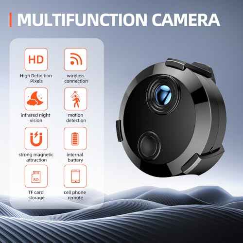 2K HD WiFi Security Camera -Hidden Cameras - WiFi Camera - Spy Cam-Indoor Nanny Cam -Surveillance Cameras with Motion Detection and Night Vision - Home Security for with App