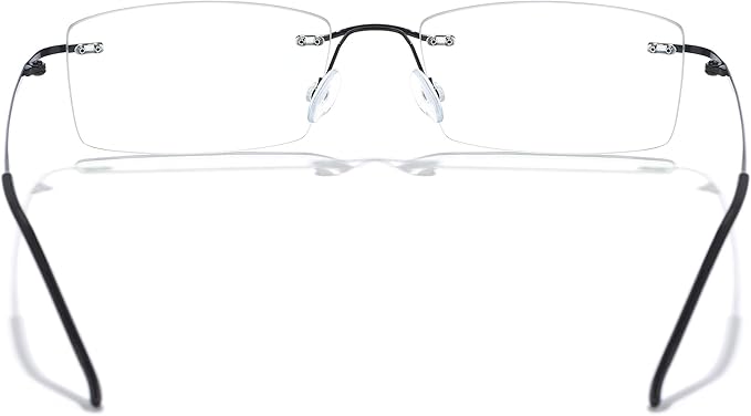 Cyxus 11g Titanium Blue Light Blocking Glasses Men Woman Ultralight Computer Gaming Office Study Eyeglasses 8602