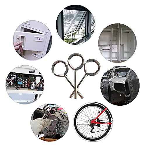 5/32¡± Standard Hex Dogging Key with Full Loop, Allen Wrench Door Key for Push Bar Panic Exit Devices, Solid Metal