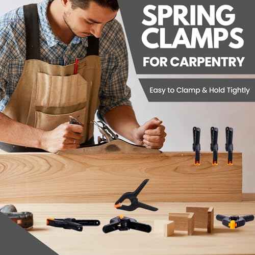 12 Pack 3.5 inch Plastic Spring Clamps, Black Heavy Duty Spring Clips Clamps for Balloon Arch, Crafts, Backdrop Stand, Woodworking, Photography Studios, Home Improvement