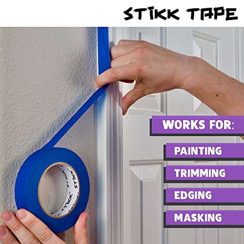 STIKK Painters Tape - 1pk Purple Painter Tape - 2 inch x 60 Yards - Paint Tape for Painting, Edges, Trim, Ceilings - Masking Tape for DIY Paint Projects - Residue-Free Painting Tape
