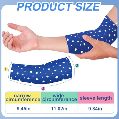 Cuffbow 12 Pcs PICC Line Reusable Sleeve Cover for Adults Upper Arm Breathable Cover Nursing Sleeve Protector Supplies(Stylish)
