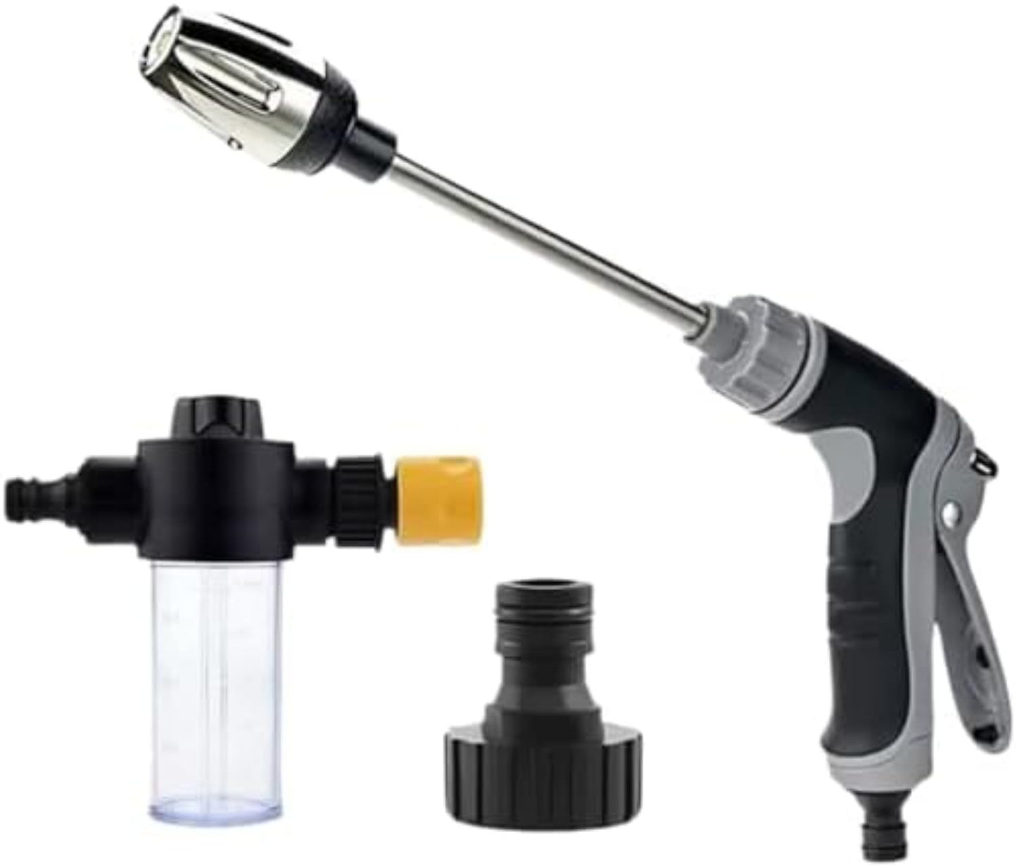 Aquoxis Pressure Washer,Three Spray Modes, Universal and Easy to Install, Effortless Dirt & Stain Removal (B)