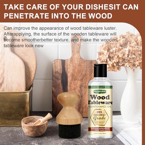 Wooden Cutting Board Oil, Butcher Block Oil with Towel Cutting Board Applicator to Clean and Protect Wood for Home Kitchen Solid Wood Countertops Dining Table Tops, 120ML Transparent
