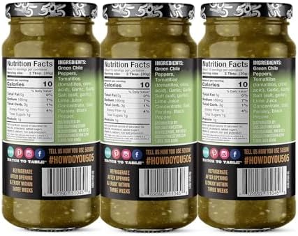 505 Southwestern (3-16oz Value Pack, Tomatillo Garlic with Lime)