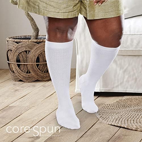 Core-Spun Cushioned 15-20mmHg Mild Graduated Compression Support Knee High Socks