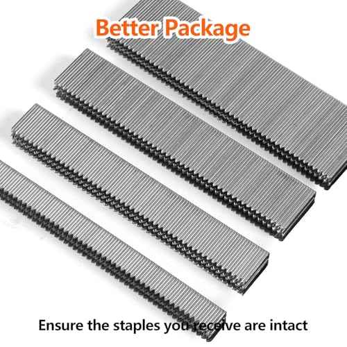 304 Stainless Steel 18 Gauge 1/4 Inch Narrow Crown Staples (1-1/2"-1000)