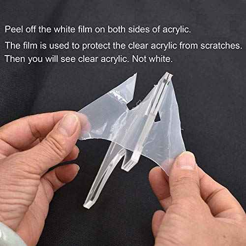 YYST Clear Light Saber Wall Mount Wall Rack Wall Holder - 5 Pack