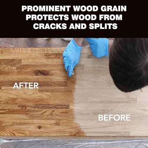 Premium Original Wood Finish - Linseed Oil, Carnauba Wax & Beeswax Blend, Ideal for All Woodwork, Long-Lasting Durability - Natural Safe Sealer - for Polish, Condition, Restore Interior Wood - 3.4 oz