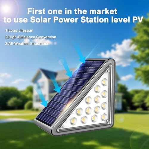 Solar Step Lights Outdoor Stair Light, Deck Lights Outdoor Powered IP65 Waterproof, 2CCT Solar Outdoor Step Light, Decor for Stair, Deck, Step, Sidewalk, Porch and Outside Patio,2CCT,8 Pack