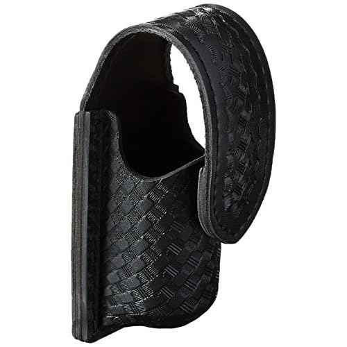 Safariland Duty Gear Bianchi 38-4-48HS: Mace Holdertop Flap, STX Basket Weave, Black