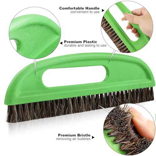 Wallpaper Smoothing Tool Kit,Smoothing Wallpaper Brush for Applying Peel and Stick Vinyl and Wallpaper, Smoothing Wallcovering (Green?