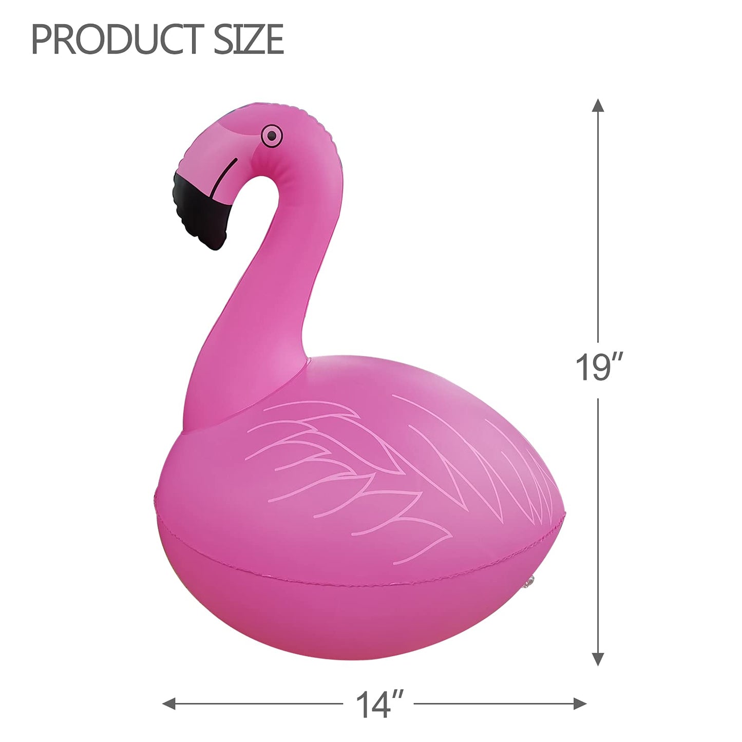 Cootway Floating Pool Lights Pack of 2, Solar Flamingo Pool Lights Waterproof, Glow in The Dark Solar Floating Pool Lights, Inflatable Floating Lights for Pool Wedding Party Decorations