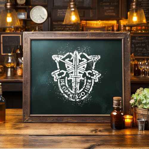 Special Operations Inspired Emblem Stencil 8.5 x 11 Inch Reusable Mylar Template with Dagger and Arrows Crest for DIY Tactical Crafts Veteran Art and Patriotic Decor