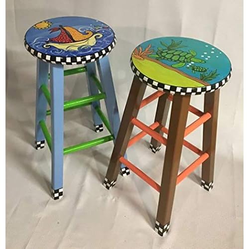 MAXMAN Chalk Paint Brushes for Furniture, 2 Pack Small Wax Brush Set, Stencil Brush, Professional Natural Bristle Brushes for All Furniture Paint and Fusion Mineral Paint, Milk Paint, No Shedding