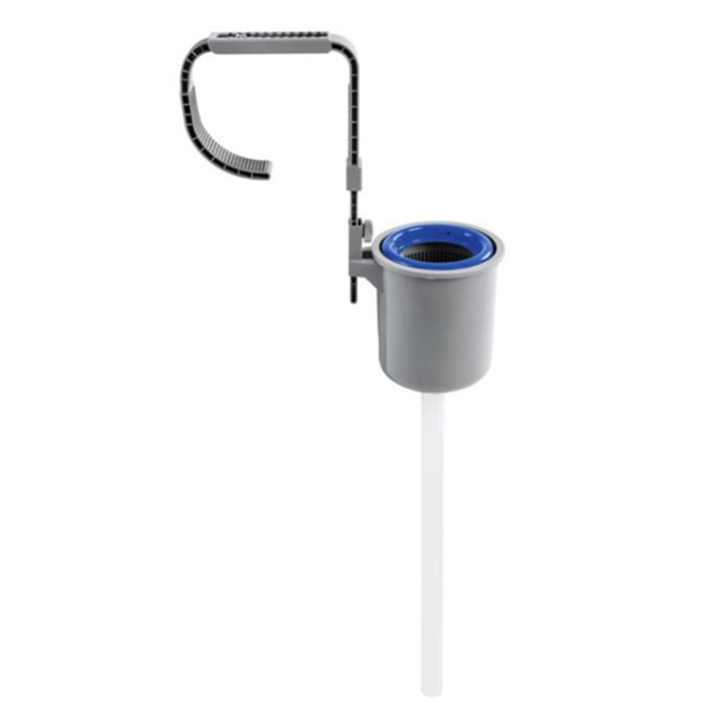 Bestway Flowclear Pool Wall Mounted Automatic Pool Surface Skimmer for Above Ground Pools with 530 Gallon and Above Filter Pumps, White/Blue