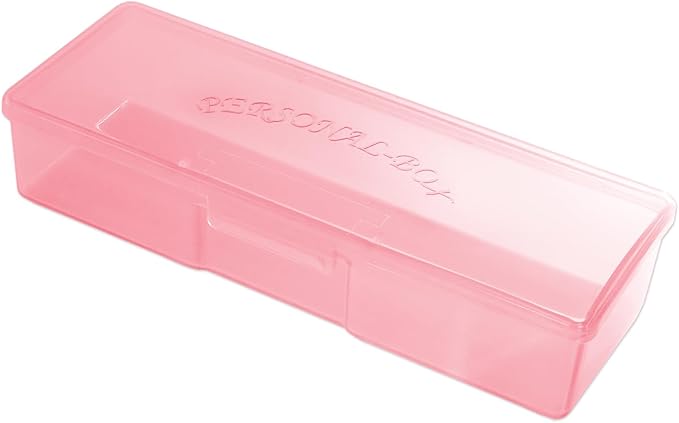 Beauticom Personal Box Storage Case for Professional Manicurist Nails Pedicure (Large Size) (1 Piece, PINK)