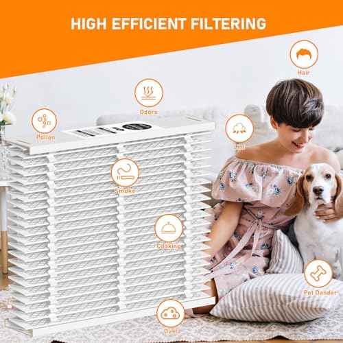 EXPXXFIL0016 16x25x5 MERV-13 Expandable Air Media Filter Replacement Compatible with Carrier EXPCCFIL0016 and Bryant EXPBBFIL0016 EZ-FLEX heating and cooling system, 2 Pack