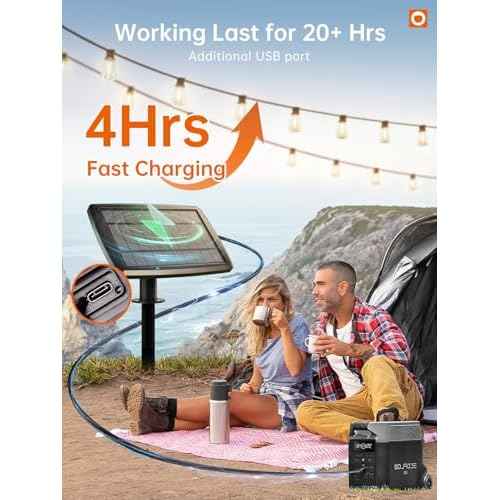 addlon 72FT Solar String Lights Outdoor, Waterproof Solar Powered Outside Lights with Remote & USB Port, ST38 LED Shatterproof Bulbs, Dimmable Solar Light for Camping Backyard Porch
