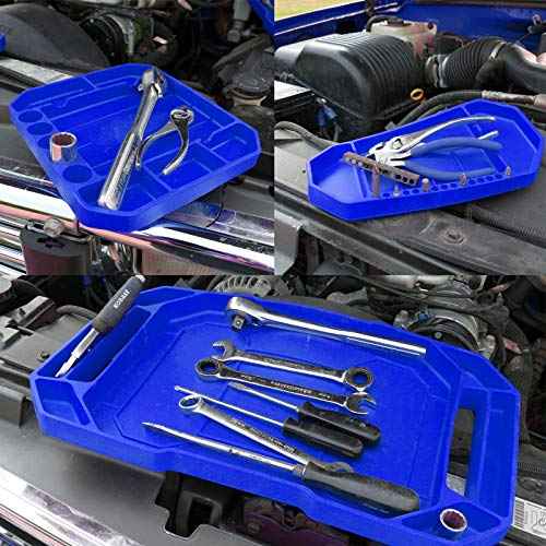 3pcs Large Non-Slip Flexible Silicone Tool Tray, Mechanic Tool Mat, Tool Organizer, Tool Storage, Tool Holder, Grip Mats, No Magnets, Christmas Day Gift for Men, Father¡¯s Day Gift