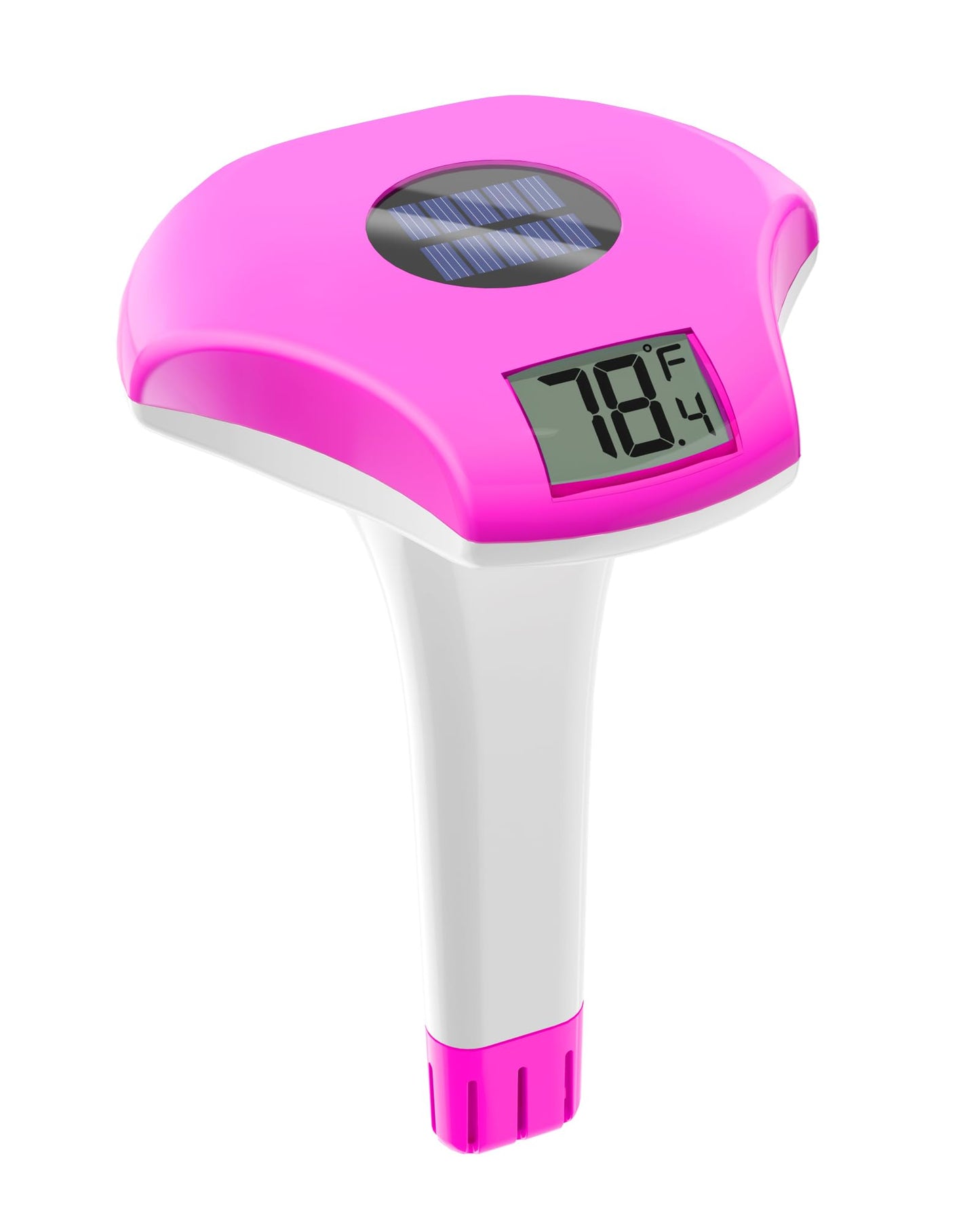 BALDR Pool Thermometer Floating Easy Read, Solar powerd with LCD Large Digital Display, IPX-8 Waterproof Swimming Pool Thermometer, Say Goodbye to Battery Replacement, Gauge for Ice Bath, Hot Tubs