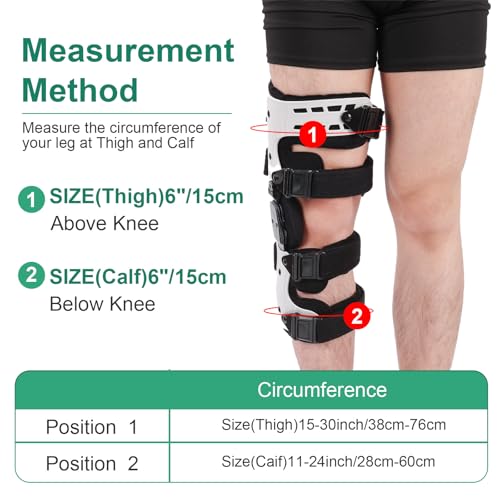 OA Unloader Knee Brace, Support for Arthritis Pain, Osteoarthritis and Bone on Bone Knee Joint Pain, OA Knee Brace Adjustable Metal Medial & Lateral Knee Support