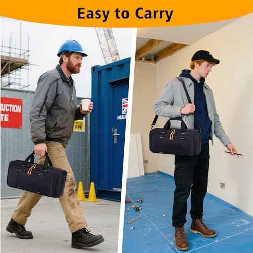 Reciprocating Saw Case Compatible with Dewalt Cordless Reciprocating Saw (DCS380B/DCS382B/ DCS389B/ DCS380P1) and Milwaukee Fuel Sawzall, Carrying Bag for Fuel Sawzall with Multiple Pockets