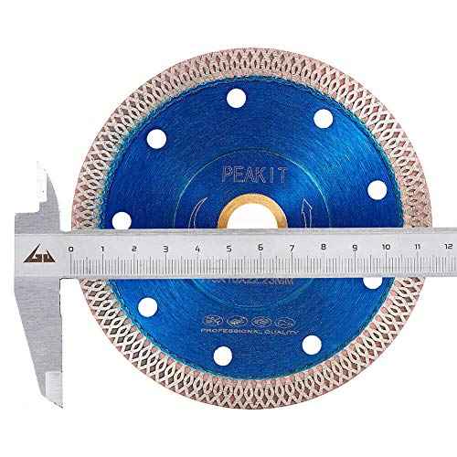 Tile Cutter Blade 4.5 Inch Porcelain Diamond Blade Ceramic Cutting Disc Wheel for Angle Grinder, Reversible Color