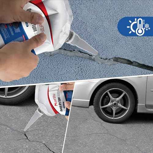 Concrete Crack Filler, Slab Concrete Crack Waterproof Repair Sealant, Weather-Resistant Caulking Glue, Quick-Drying Sealing Adhesive(6 pcs)
