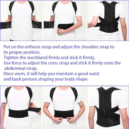 Posture Corrector for Women and Men,Preventing Hunchback Upper Back Brace, Adjustable Back Straightener for Providing Pain Relief From Neck,Shoulder Posture Brace (XX-Large)