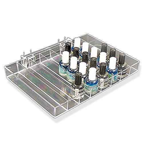 Azar Displays 225568 12.25" W x 8" D x 1.25" H 8-Compartment Tray (2 Pack)