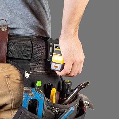 Tape Measure Holder with mini Tool Leather Holder, Tactical Cordless Tool Belt Clip Holder, Holster with Belt Clip Hook