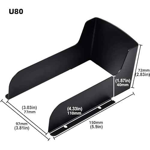 Doorbell Rain Cover Ring Doorbell Anti-Glare, Steel Weather-Blocking Cover Glare Sun Shade Protection for Most Video Doorbells