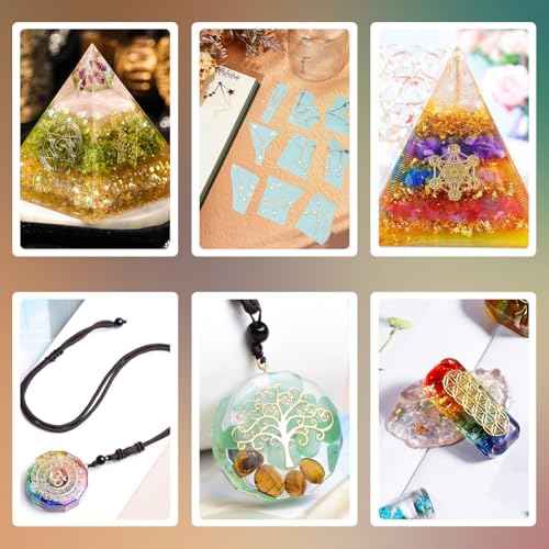 OLYCRAFT 12Pcs Orgonite Sticker 12 Constellation Sticker Energy Tower Decorate Stickers Self Adhesive Golden Metal Stickers for Scrapbooks DIY Resin Crafts Phone & Water Bottle Decor - 1.6x1.6 Inch