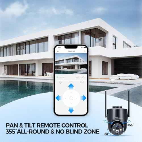Solar Security Cameras Wireless Outdoor, 2K 360¡Æ View Solar Powered WiFi 3MP Security Camera for Home Security with Color Night Vision, PIR Detection, 2-Way Audio, Motion Alert, Easier to use