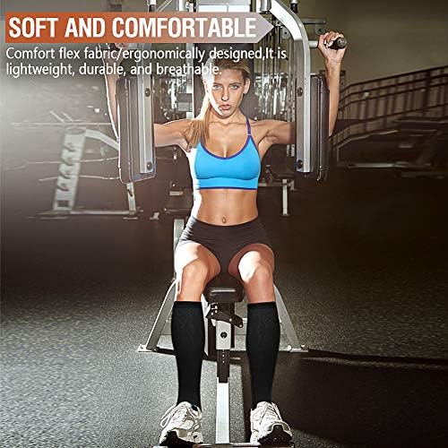 BIQU Compression Socks for Women and Men Circulation-Best Support for Running, Athletic, Nursing, Travel