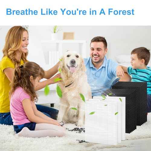 3+12 D360 Filter Replacement D3 Compatible with Winix D360 Air Purifier,Part # 1712-0101-02 Model£¬D360 HEPA Filter Replacement 3 True HEPA Filters + 12 Activated Carbon Pre-Filter. (3+12Set)