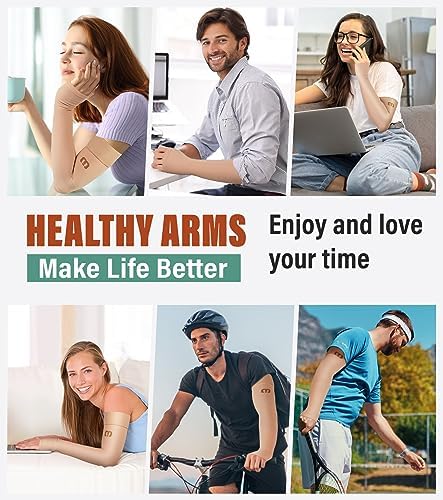 MGANG Lymphedema Compression Arm Sleeve with Gauntlet for Women Men, Opaque, 20-30 mmHg Medical Graduated Compression Full Arm Support, Thumb Lymph Edema Arm Sleeve, Pain Relief, Arthritis, Beige 3XL