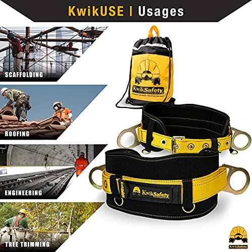 KwikSafety - Charlotte, NC - BEAVER TAIL Safety Belt for Positioning | Lineman Ironworker Cushioned Support