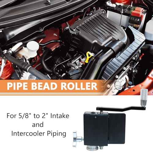 Tube Pipe Bead Roller Tool, Bead Roller Intake and Intercooler Piping Fits 5/8" aluminum