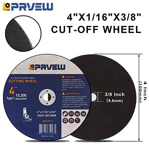 50-Pack 4 Inch Cut Off Wheels,4 x1/16x3/8 Inch Quality Cutting Disc,Metal & Stainless Steel Aggressive Cutting Wheel for Angle Grinder, General Purpose Metal Cut-Off Wheel